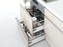 コンロ下スライド